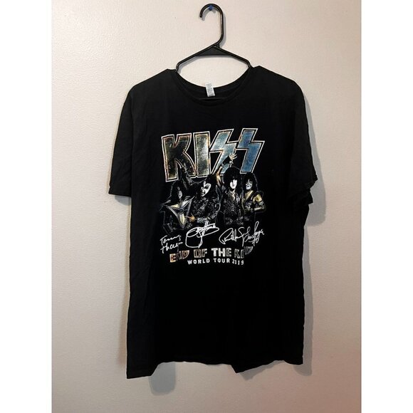 Women's KISS End of the Road World Tour 2019 Concert T-shirt Size 2XL [EXCELLENT - Picture 1 of 4